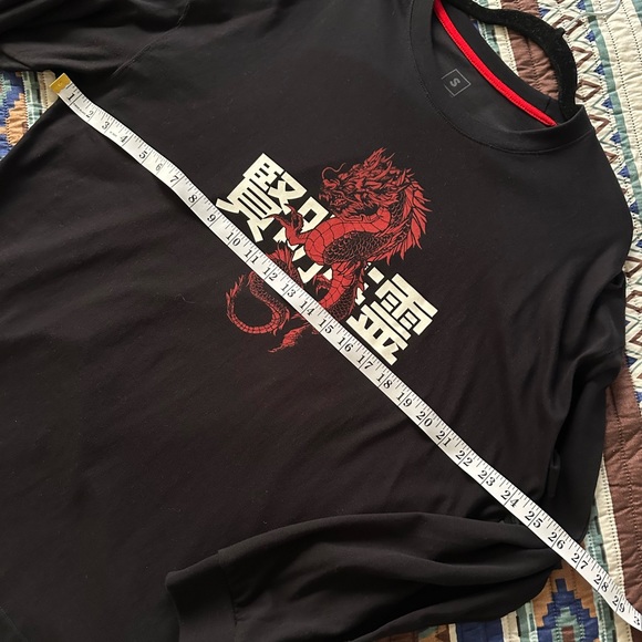 3/50$ Black long-sleeve / size large / unisex / drop shoulder sweater - Picture 12 of 12